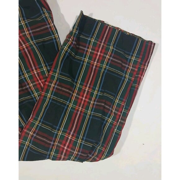 J. Crew Pajama Pants Stewart Tartan Cotton Poplin - Picture 8 of 8